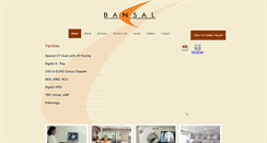 Desktop Screenshot of bansalmedical.com